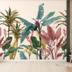 How To Decorate Your Home Walls With Leaf Wallpapers